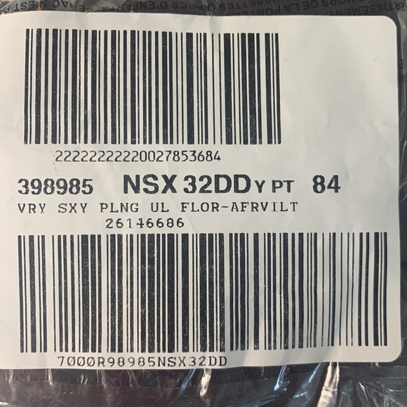 💕NWT Victoria’s Secret Very Sexy Unlined Floral Embroidery Demi Bra 32DD Wine💕 - Picture 5 of 6